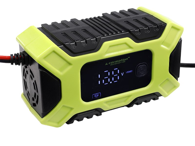 Carmotion Batterieladegerät Digital 6A bis 100Ah Starterbatterien