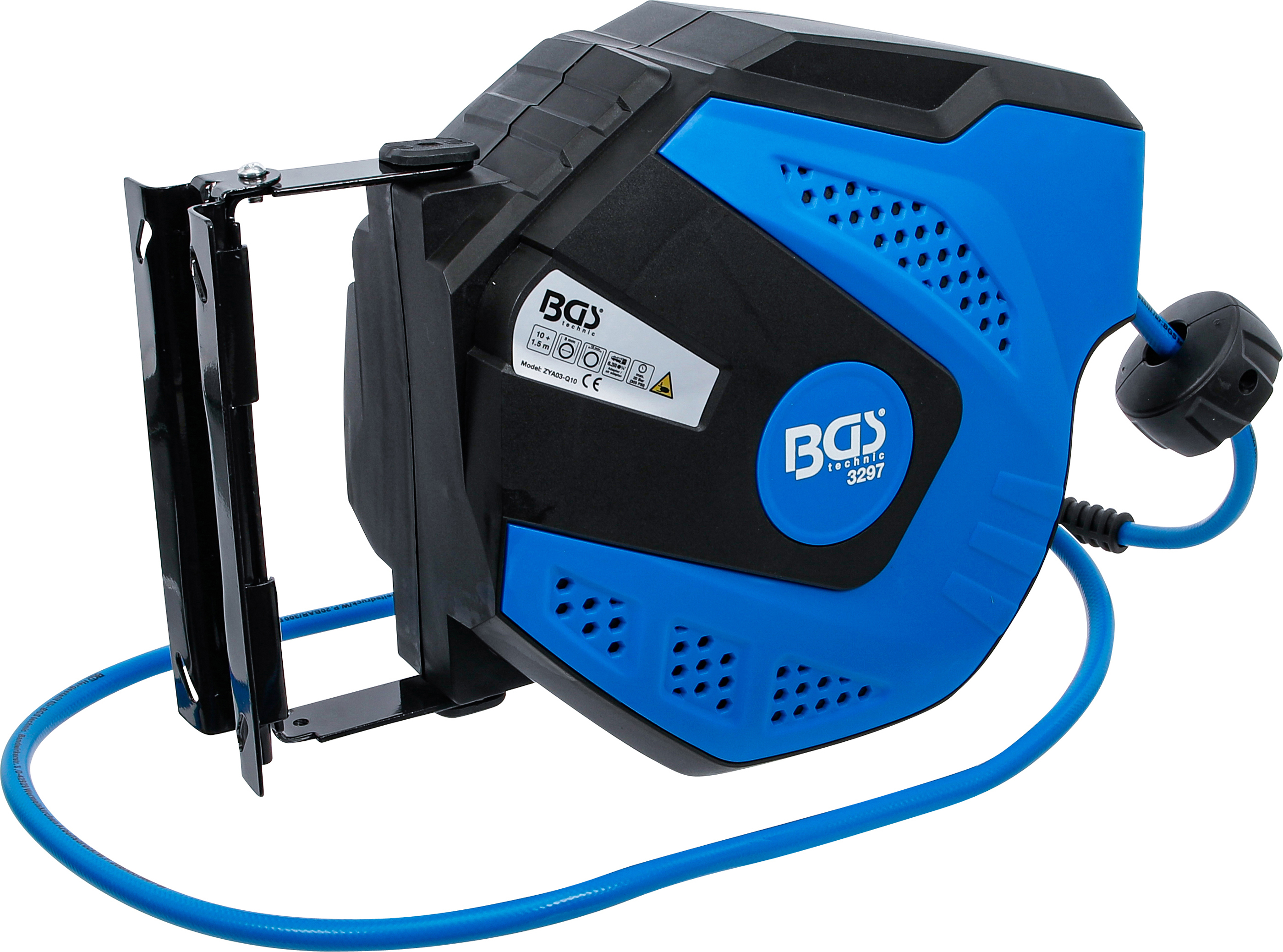 BGS Druckluftschlauch mit Aufroller | automatisch | 10 m
