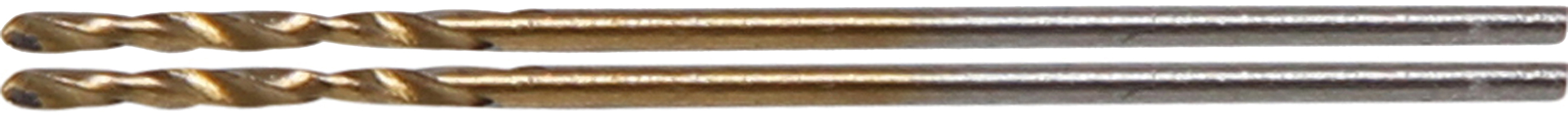 BGS Spiralbohrer | HSS-G | titan-nitriert | 1,0 mm | 2-tlg.