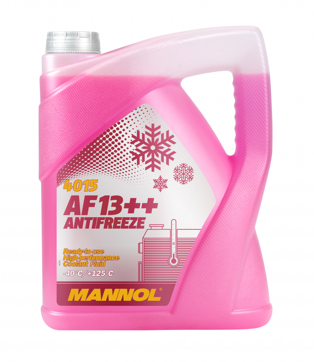 Mannol 4015 Kühlerfrostschutz Antifreeze AF13++ High Performance -40 Fertigmischung 5 Liter
