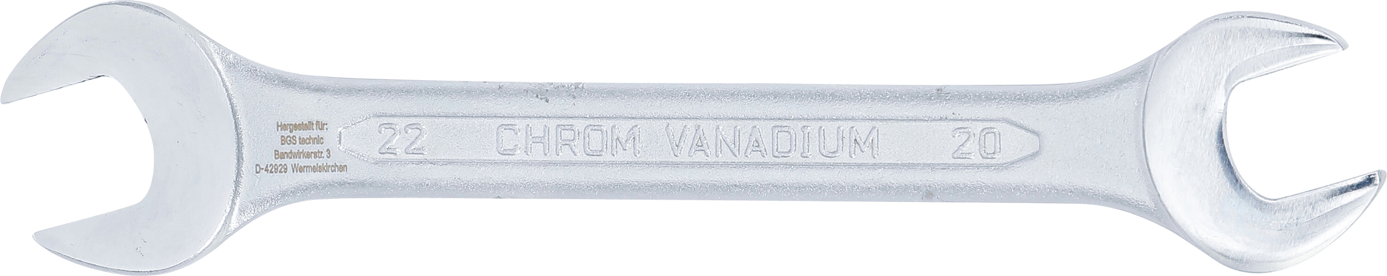 BGS Doppel-Maulschlüssel | SW 20 x 22 mm BGS Doppel-Maulschlüssel | SW 20 x 22 mm