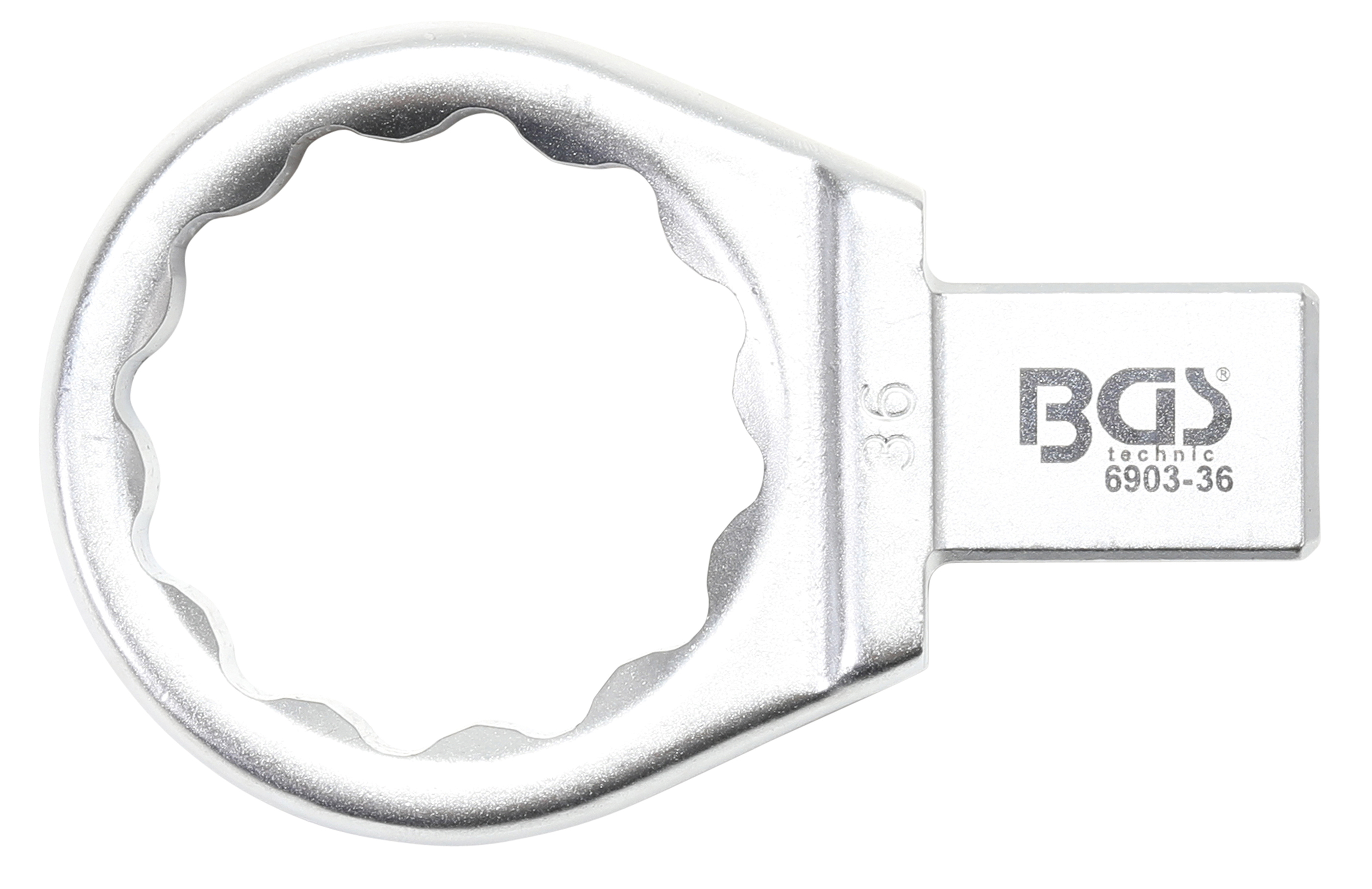 BGS Einsteck-Ringschlüssel | 36 mm | Aufnahme 14 x 18 mm