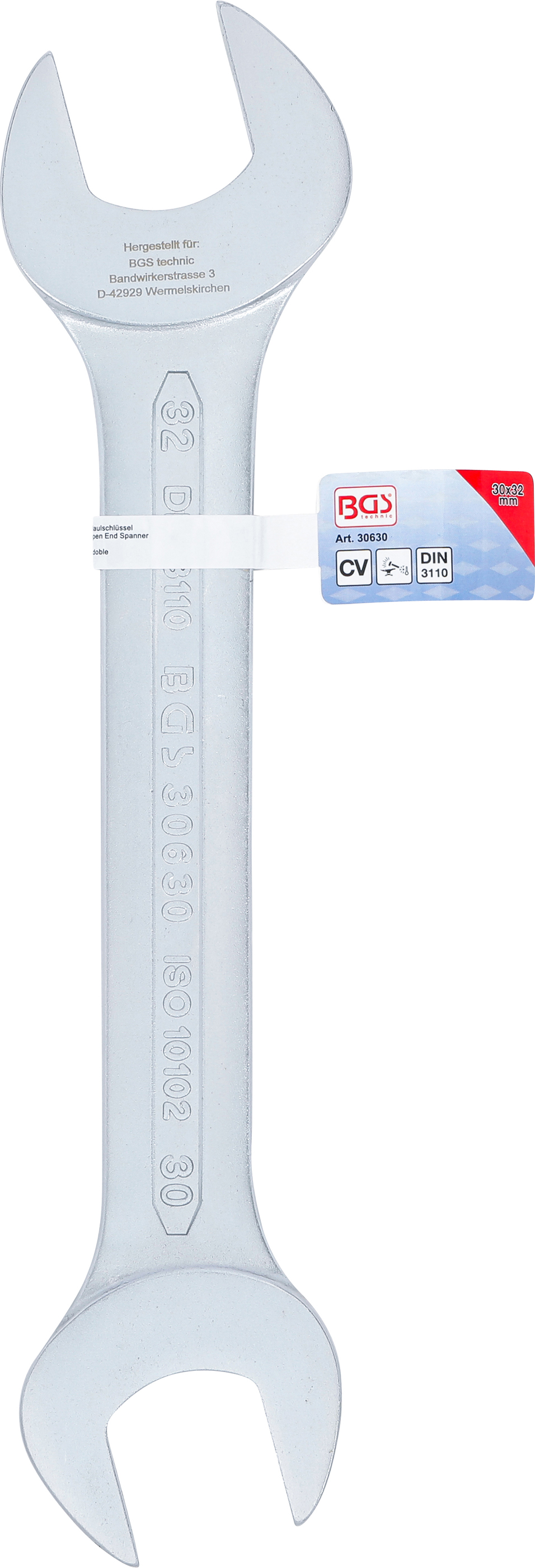 BGS Doppel-Maulschlüssel | SW 30 x 32 mm BGS Doppel-Maulschlüssel | SW 30 x 32 mm