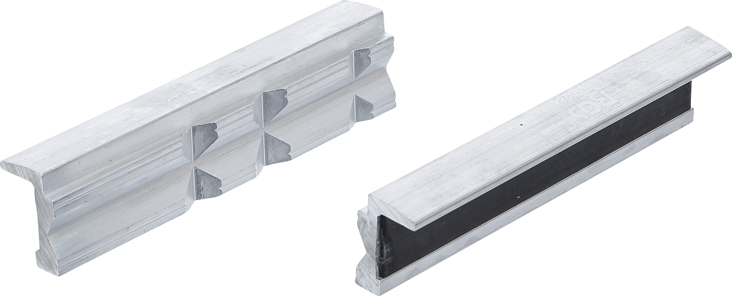 BGS Schraubstock-Schutzbacken | Aluminium | Breite 125 mm | 2-tlg.