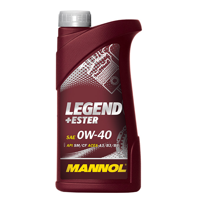 0W-40 Mannol 7901 Legend + Ester Motoröl 1 Liter