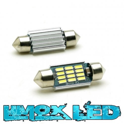 Limox LED Soffitte 12V C5W 41mm 12x 4014 SMD Weiss Canbus