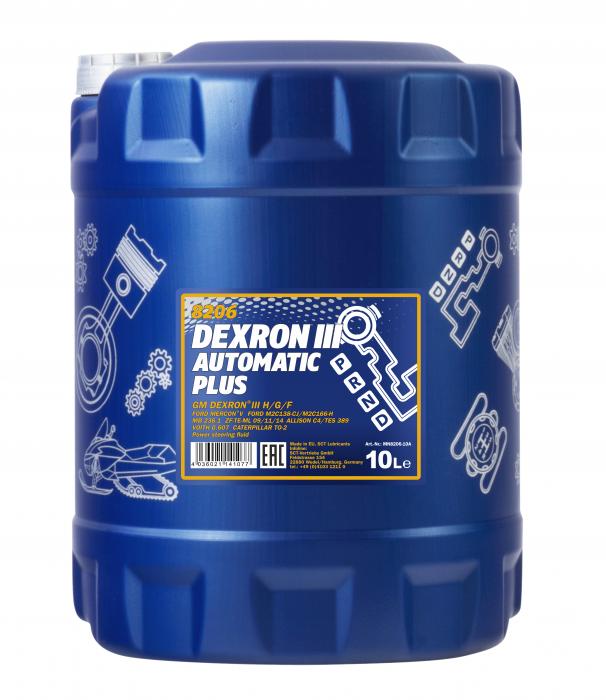 Mannol 8206 ATF Dexron III Automatic Plus DIII 10 Liter