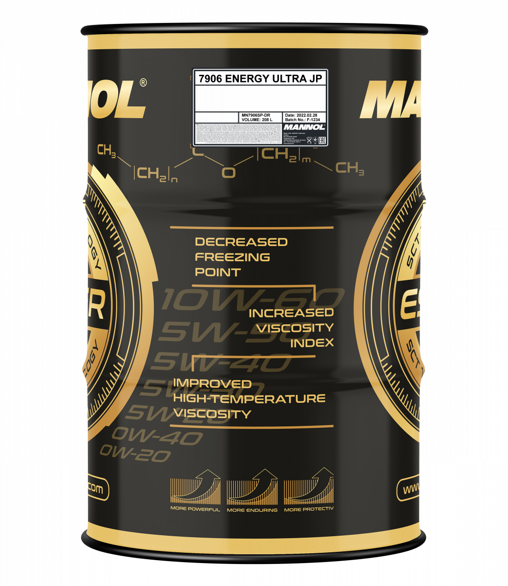 5W-20 Mannol 7906 Energy Ultra JP Motoröl 208 Liter