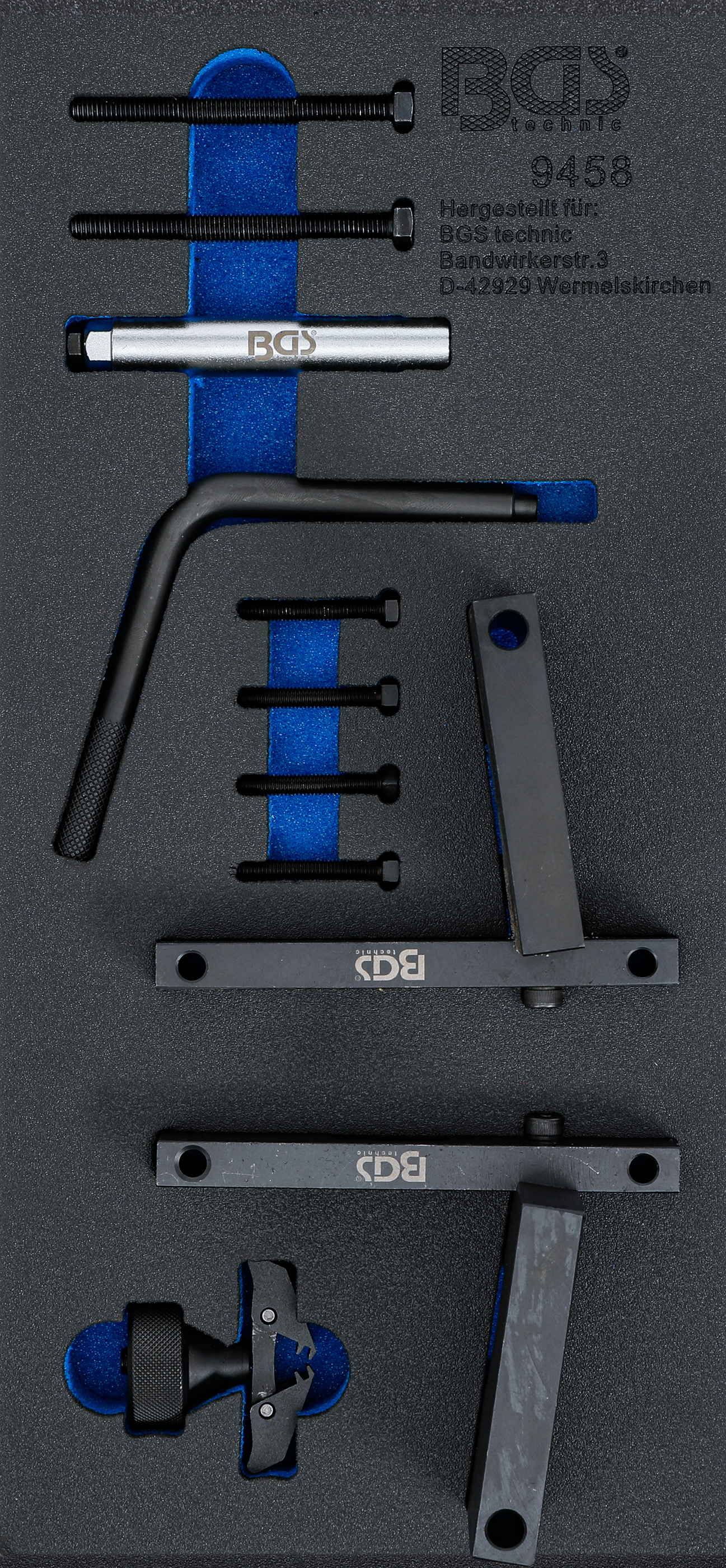 BGS Werkstattwageneinlage 1/3: Motor-Einstellwerkzeug-Satz | für BMW S65