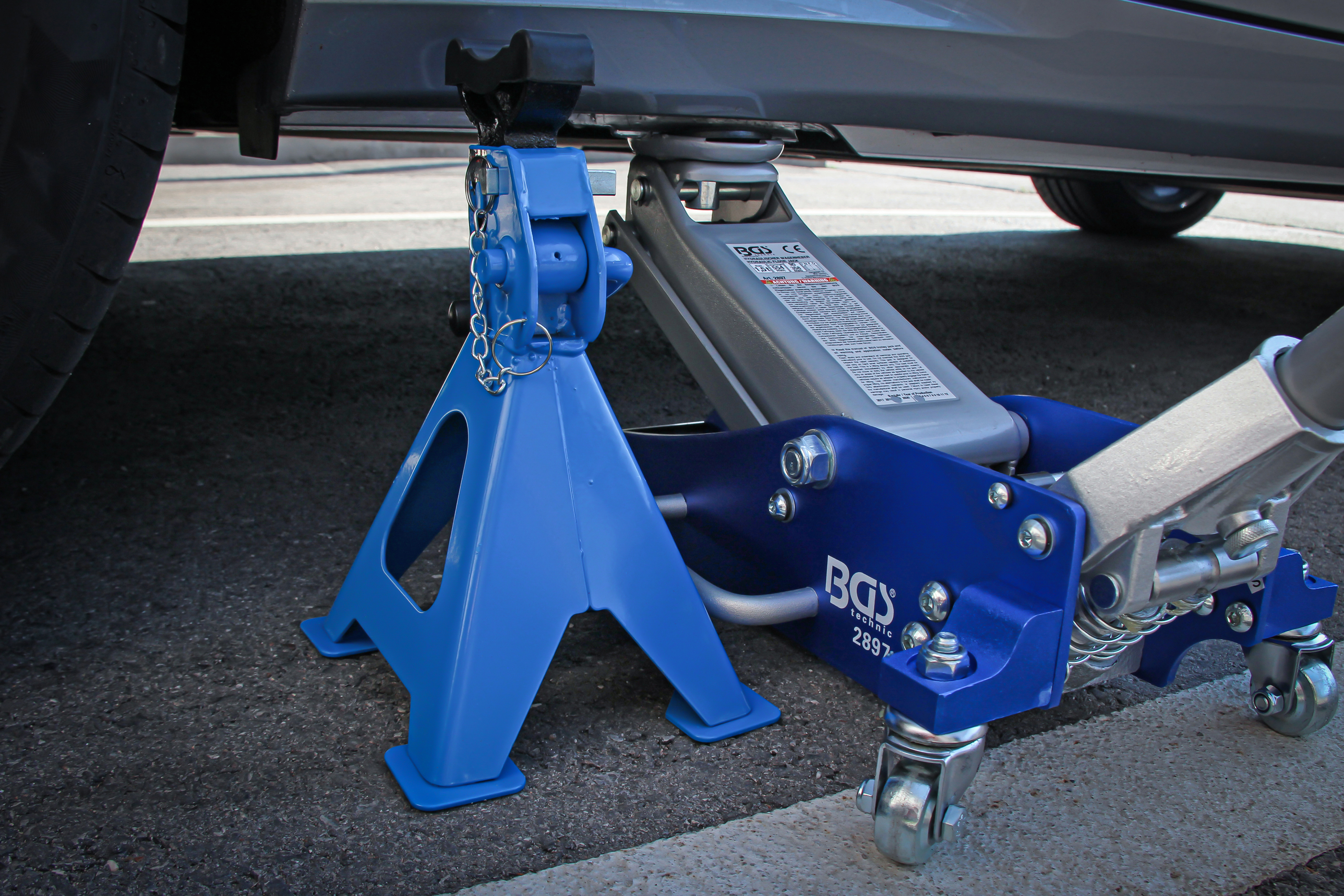 BGS Unterstellböcke | Traglast 2000 kg / Paar | Hub 268 - 418 mm | 1 Paar