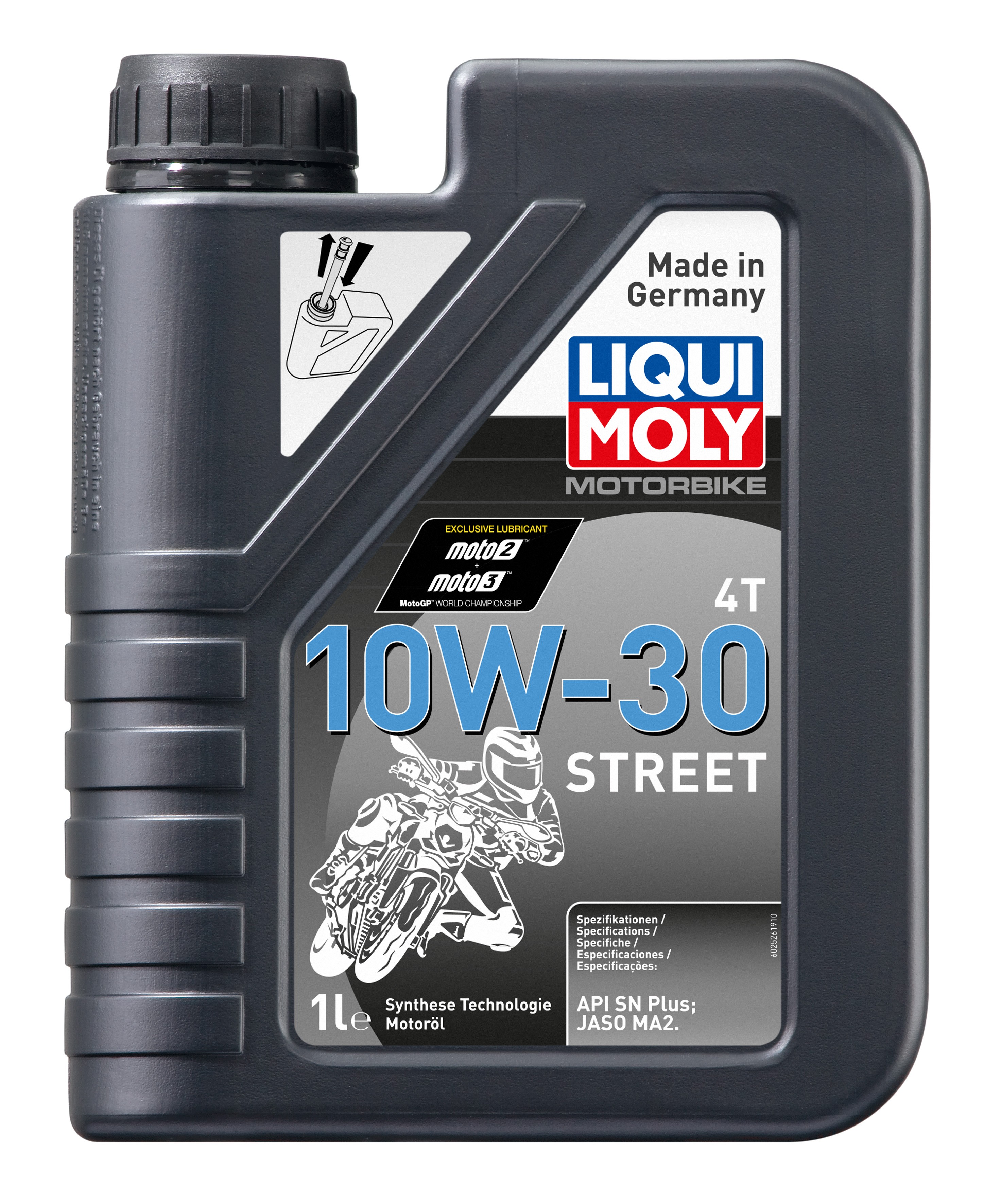 10W-30 Liqui Moly 2526 Street Motorbike 4T Motorrad Motoröl 1 Liter