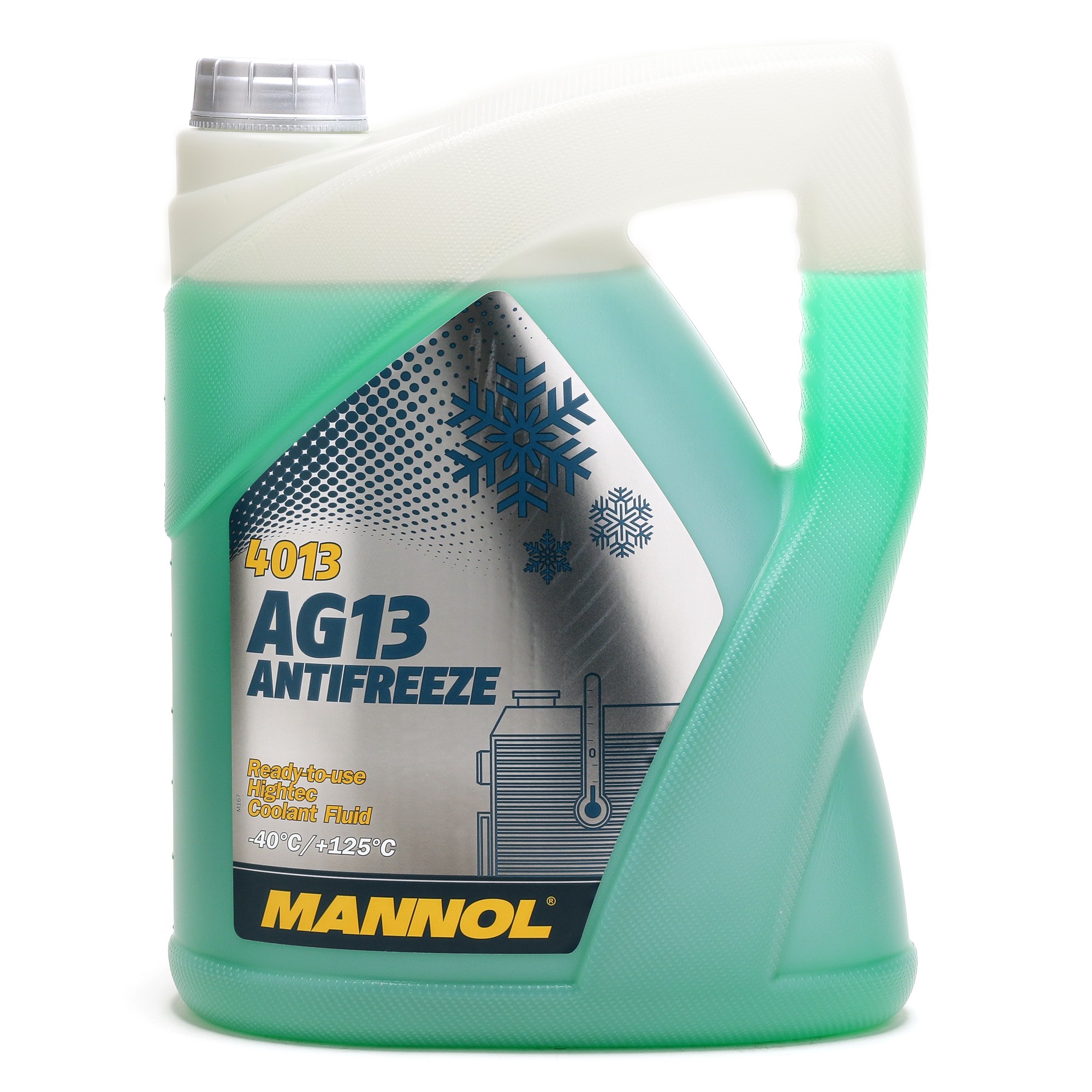 Mannol 4013 Kühlerfrostschutz Antifreeze AG13 Hightec -40 Fertigmischung 5 Liter