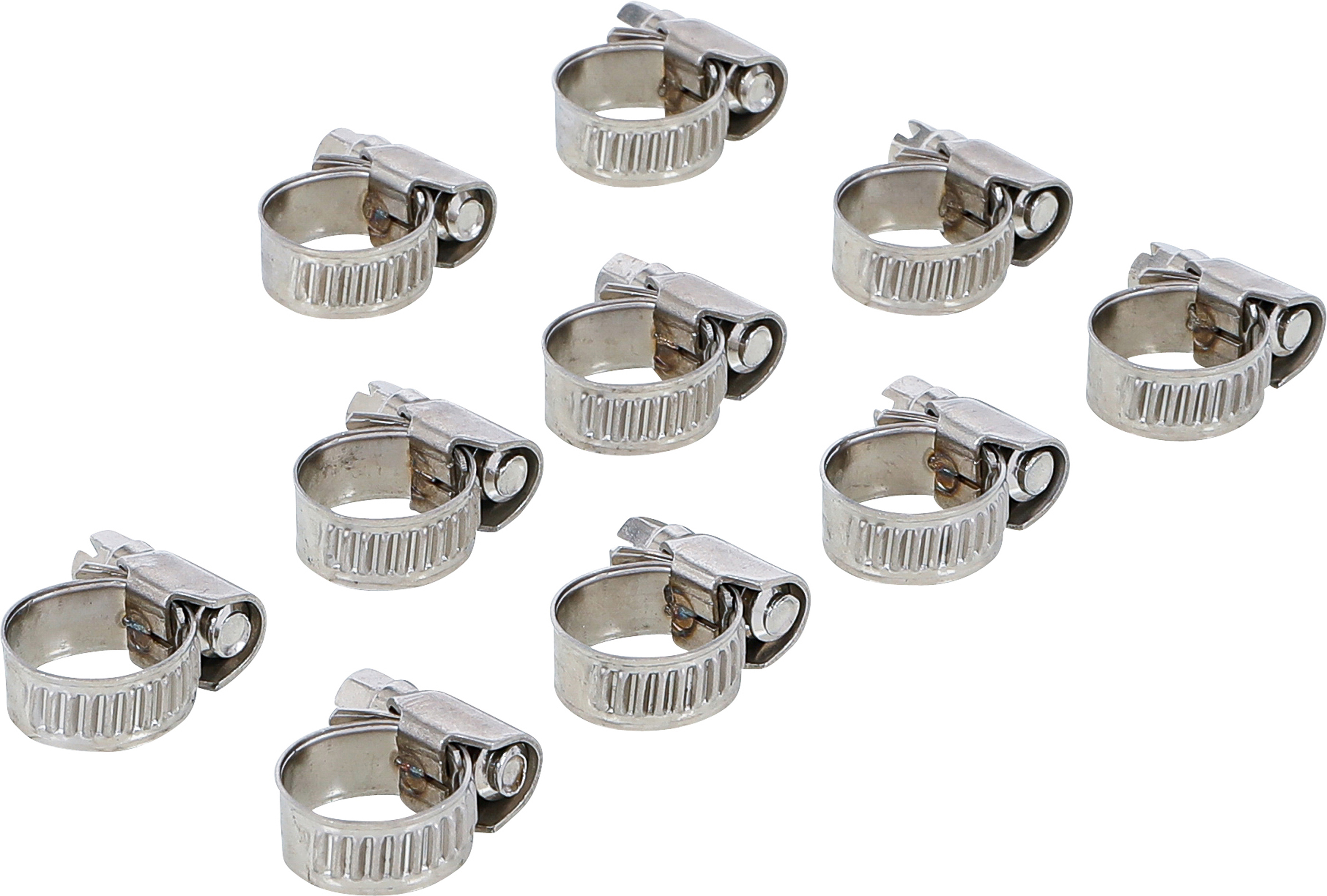 BGS Schlauchklemmen | rostfrei | 10 x 16 mm | 10-tlg.