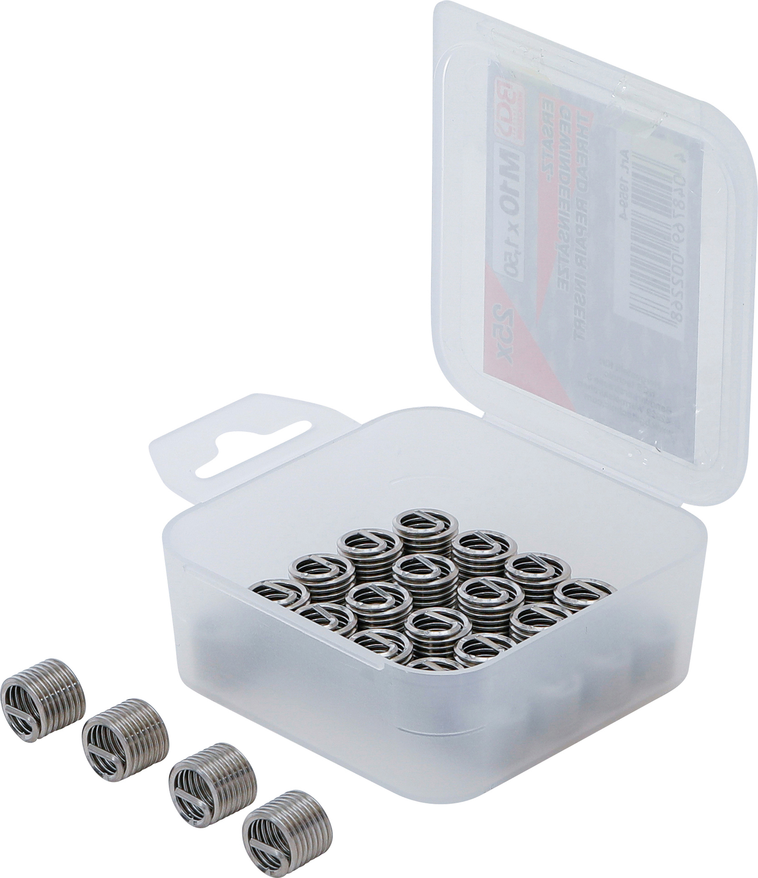 BGS Ersatz-Gewindeeinsätze | M10 x 1,5 | 25-tlg. BGS Ersatz-Gewindeeinsätze | M10 x 1,5 | 25-tlg.