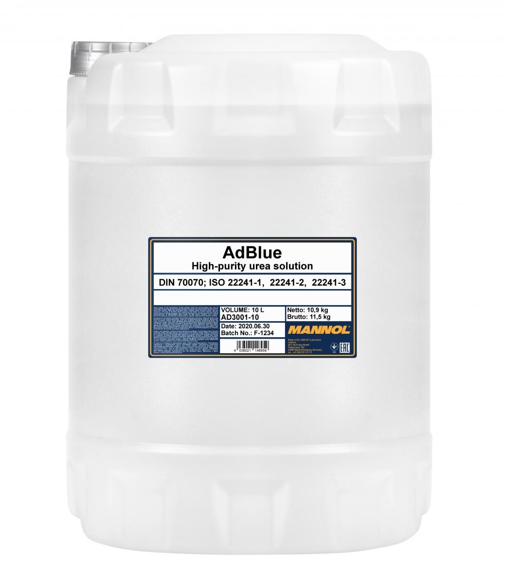 Mannol 3001 AdBlue Harnstofflösung Ad Blue 10 Liter