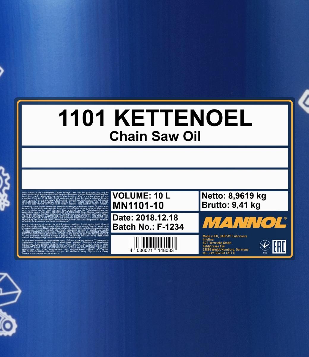 Mannol 1101 Kettenöl Sägekettenöl 10 Liter