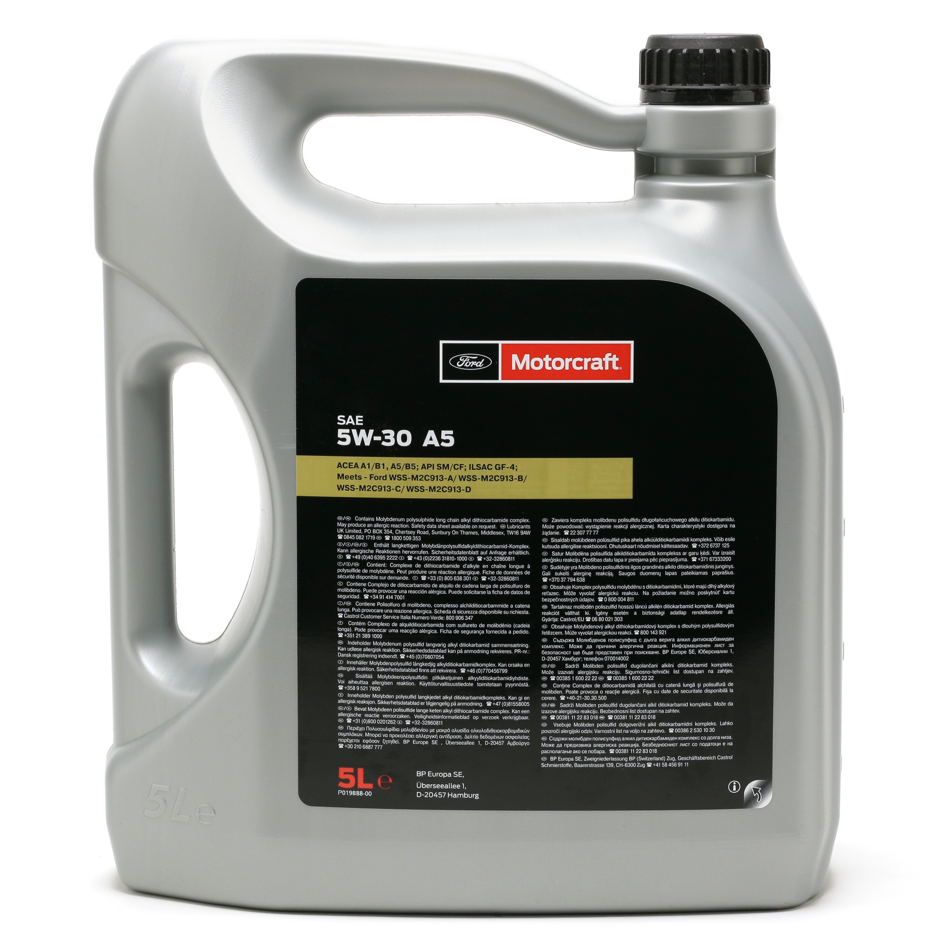 5W-30 Original FORD Motorcraft A5 (ehemals Formula F) Motoröl 5 Liter