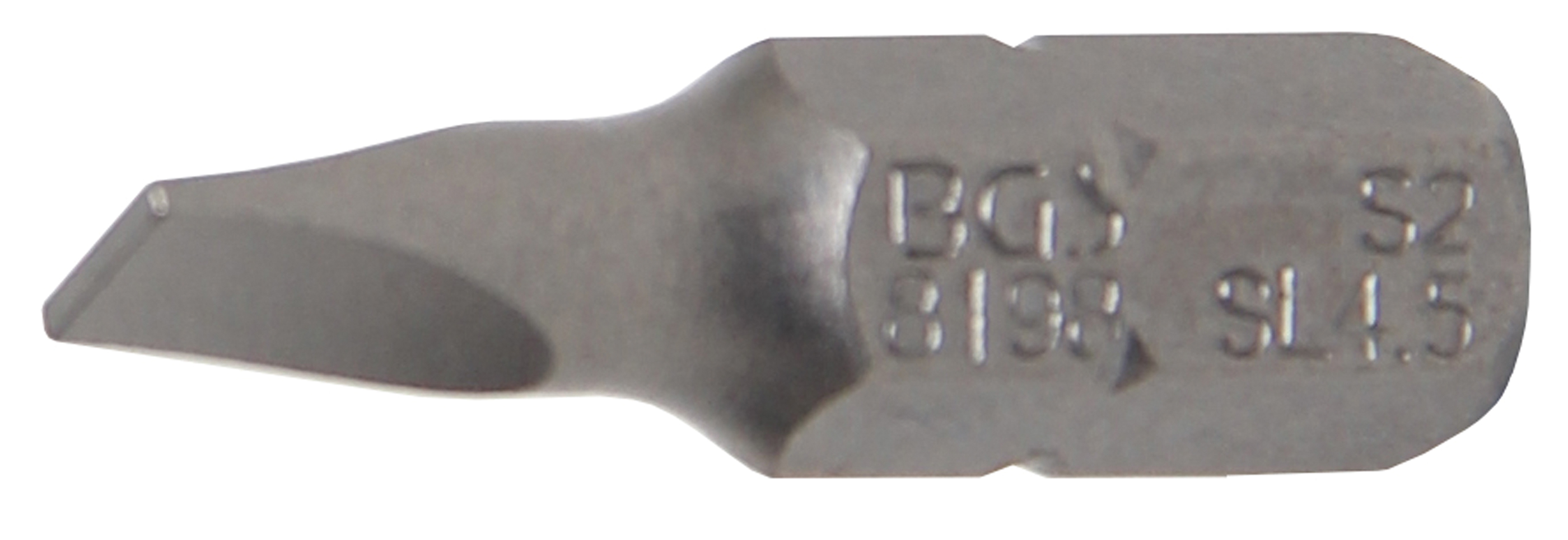 BGS Bit | Antrieb Außensechskant 6,3 mm (1/4") | Schlitz 4,5 mm