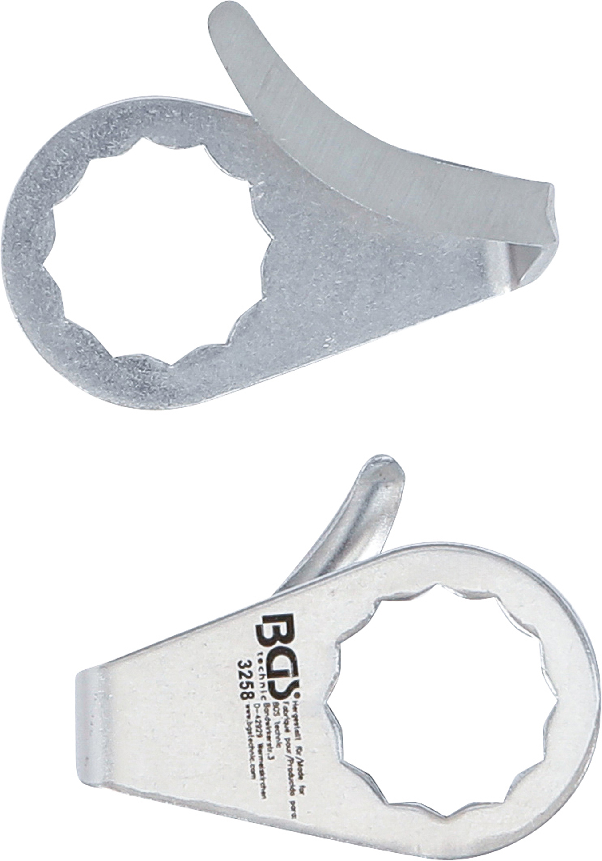 BGS Ersatzmesser, halbrund | für Art. 3218 & 9291 | 2 x 36 mm | 2-tlg.