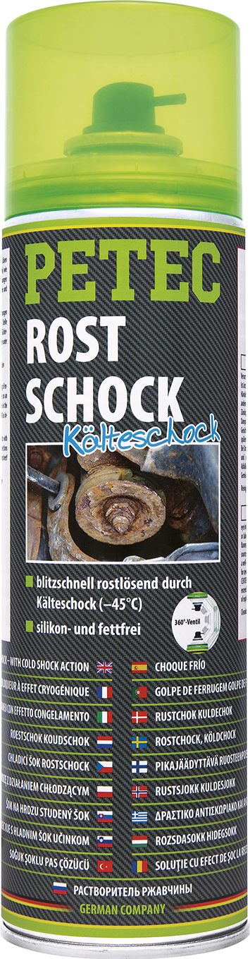 Petec Rost Schock Kälteschock Rostlöser Spray 500 ml