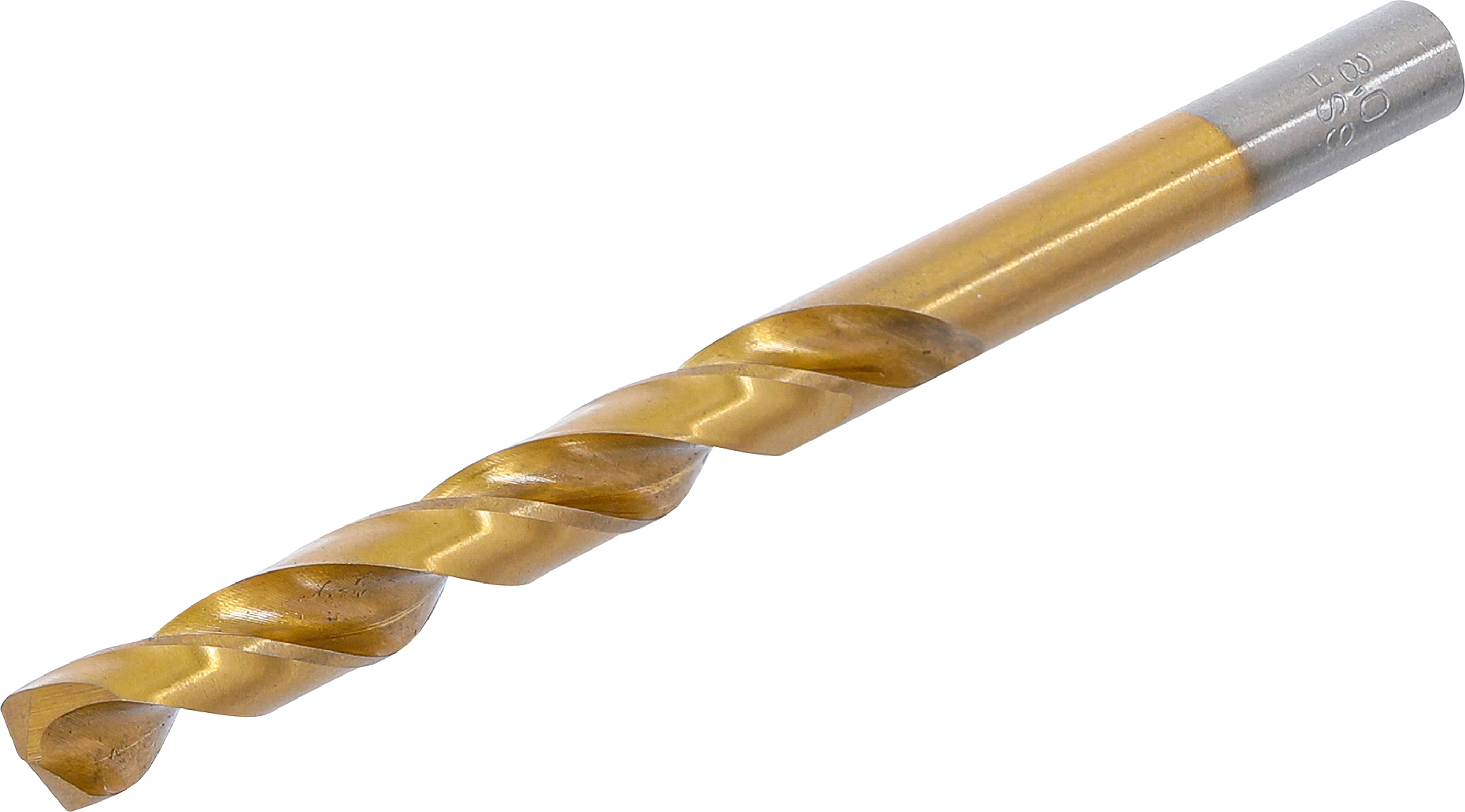 BGS Spiralbohrer | HSS-G | titan-nitriert | 8,0 mm