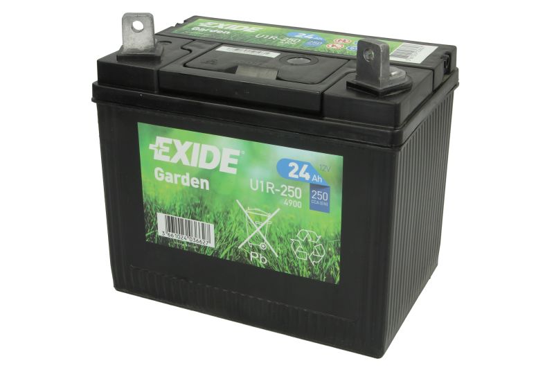 Exide Garden U1R 4900 Starterbatterie AGM 12V 24Ah 250A Rasenmähertraktor Garten