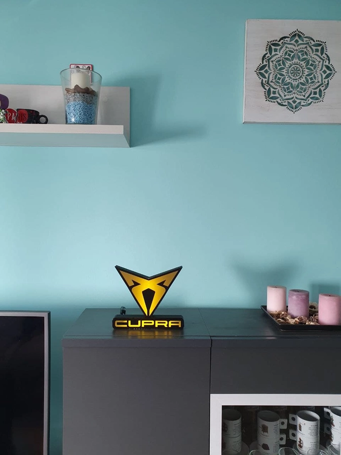 Cupra Lampe Cupra Logo Autolampe Tischlampe Autos