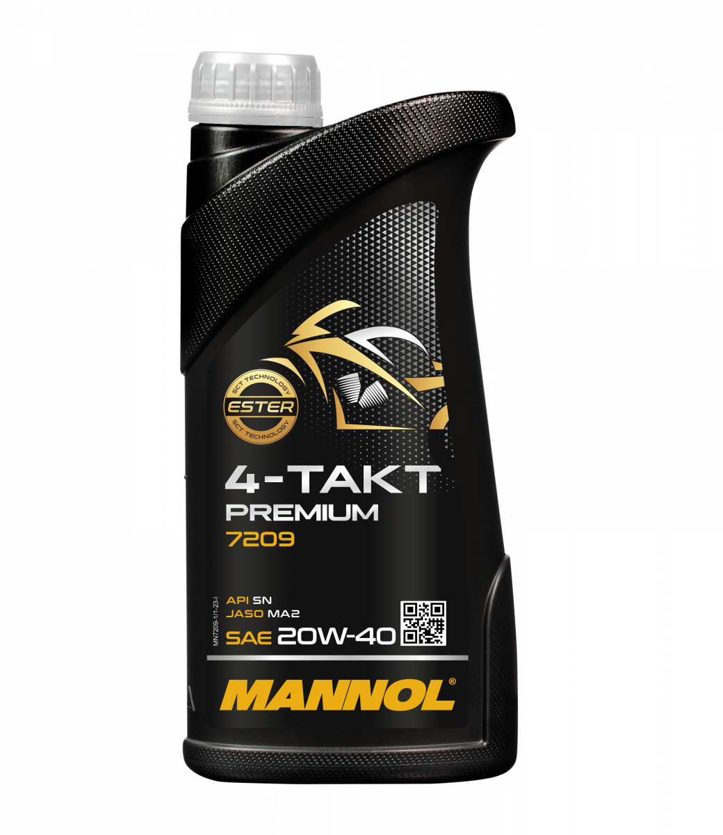 20W-40 Mannol 7209 Premium 4-Takt Motoröl Motorrad 1 Liter