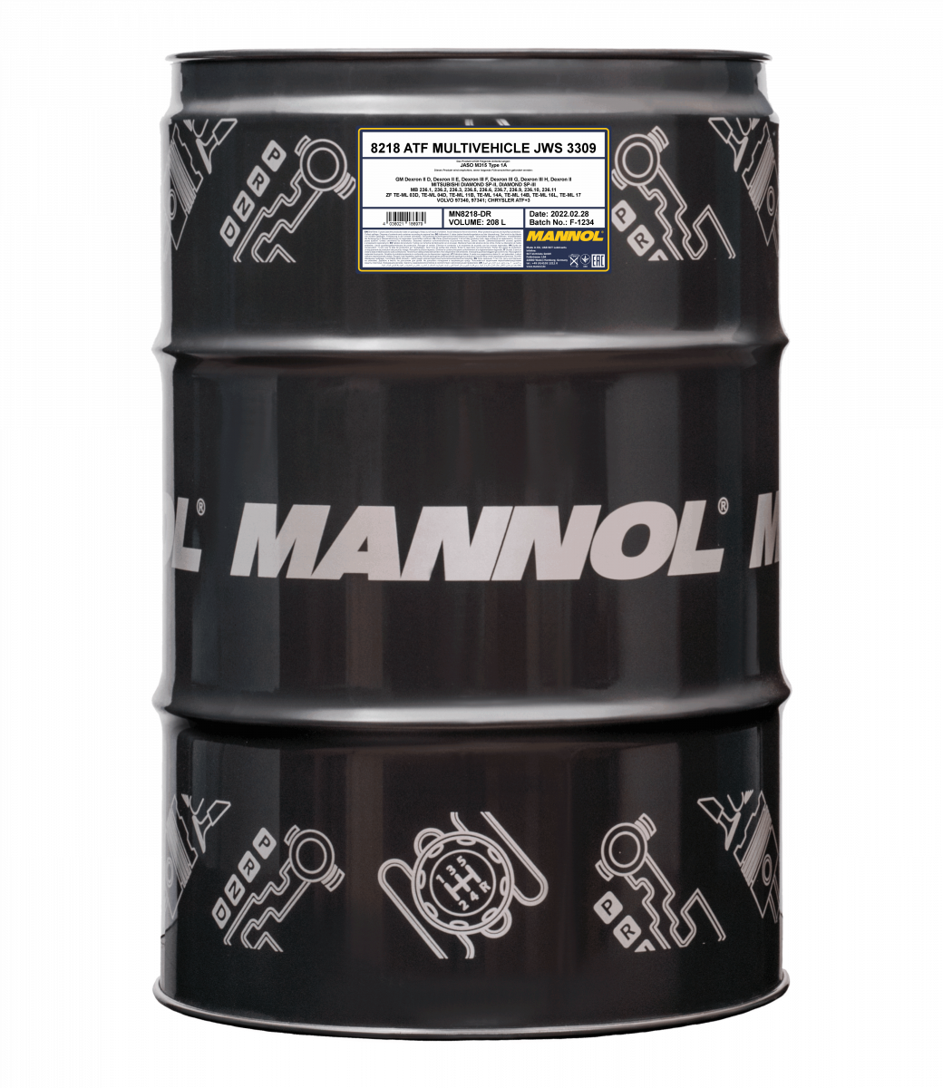 Mannol ATF 8218 O.E.M. Multivehicle 208 Liter
