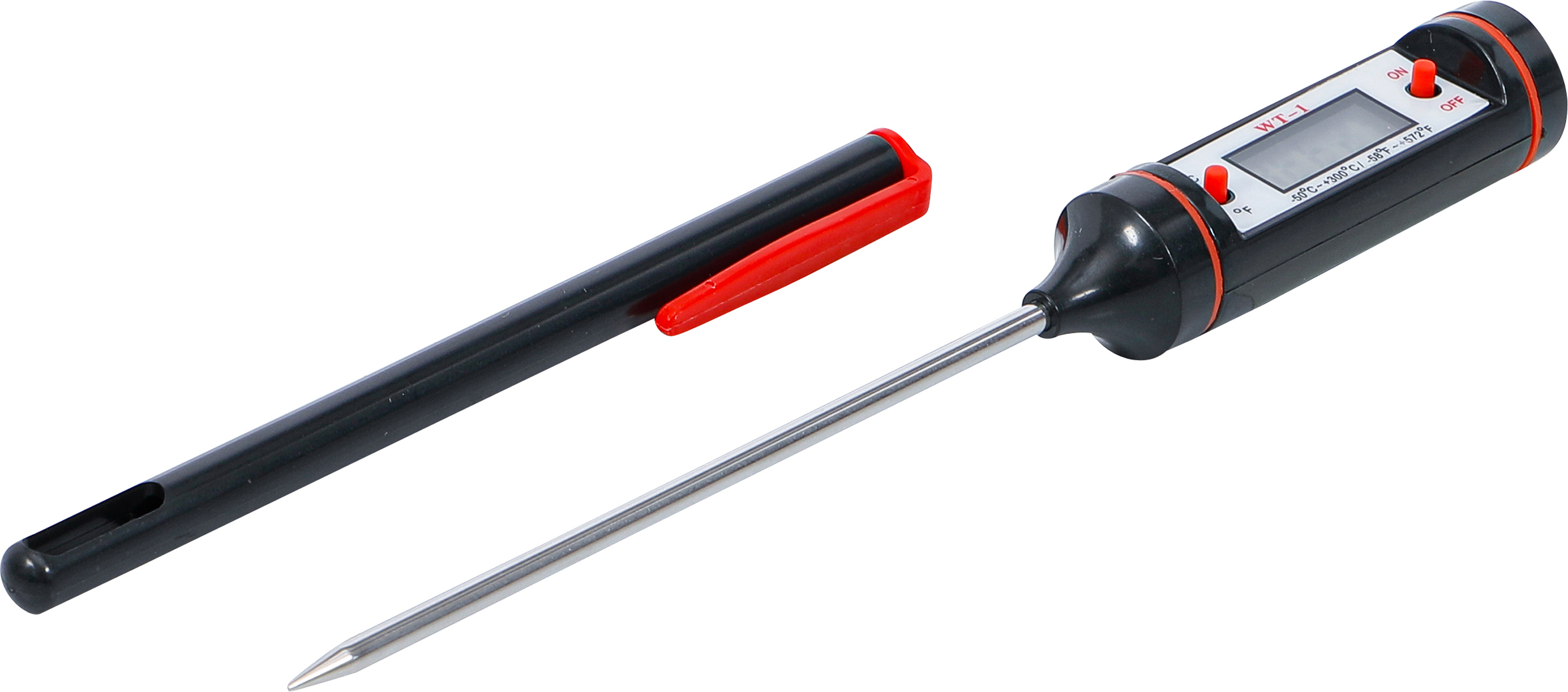 BGS Digital-Thermometer mit Edelstahl-Messsonde