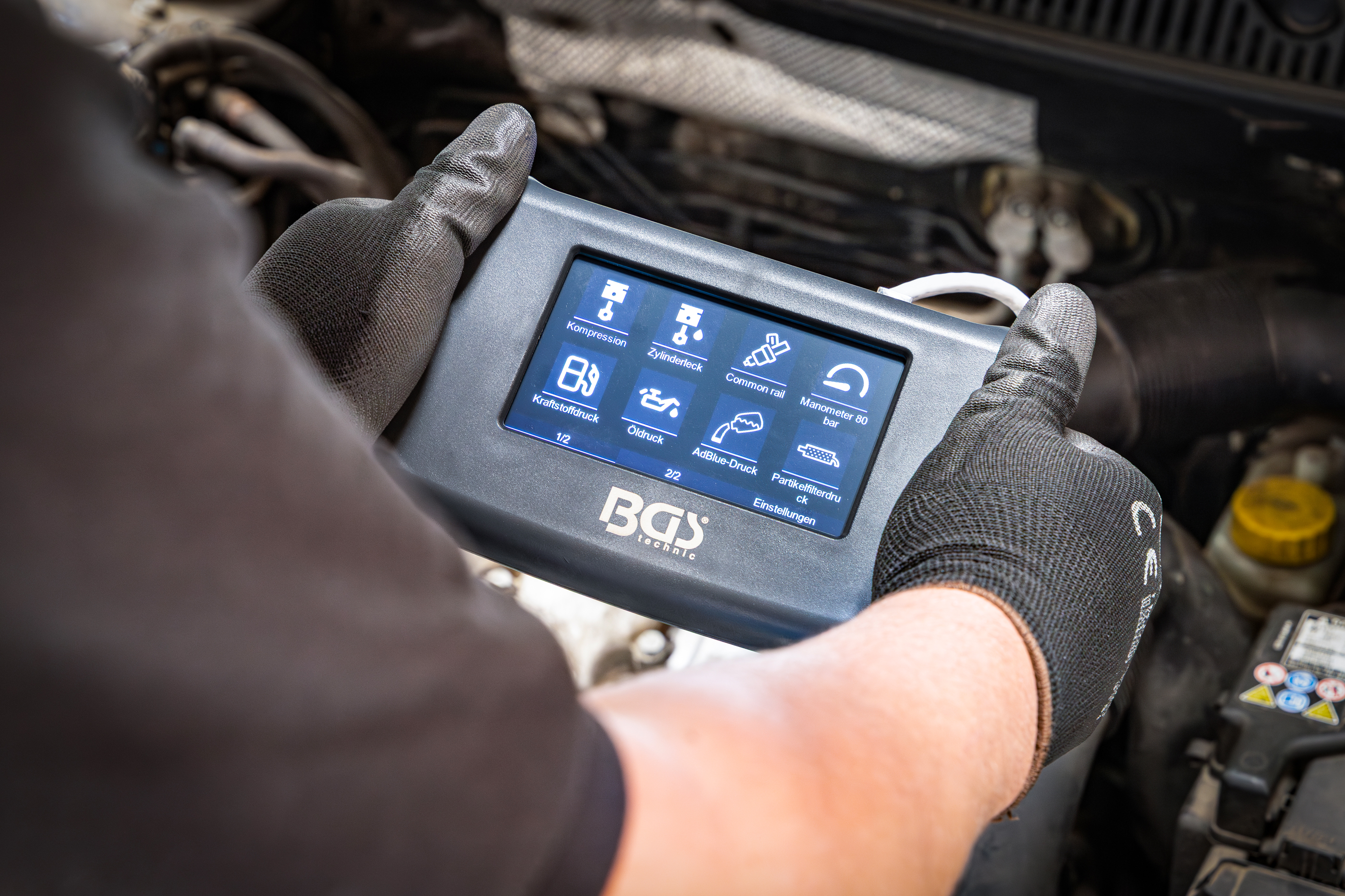 BGS Digitaler Druck- und Kompressionstester