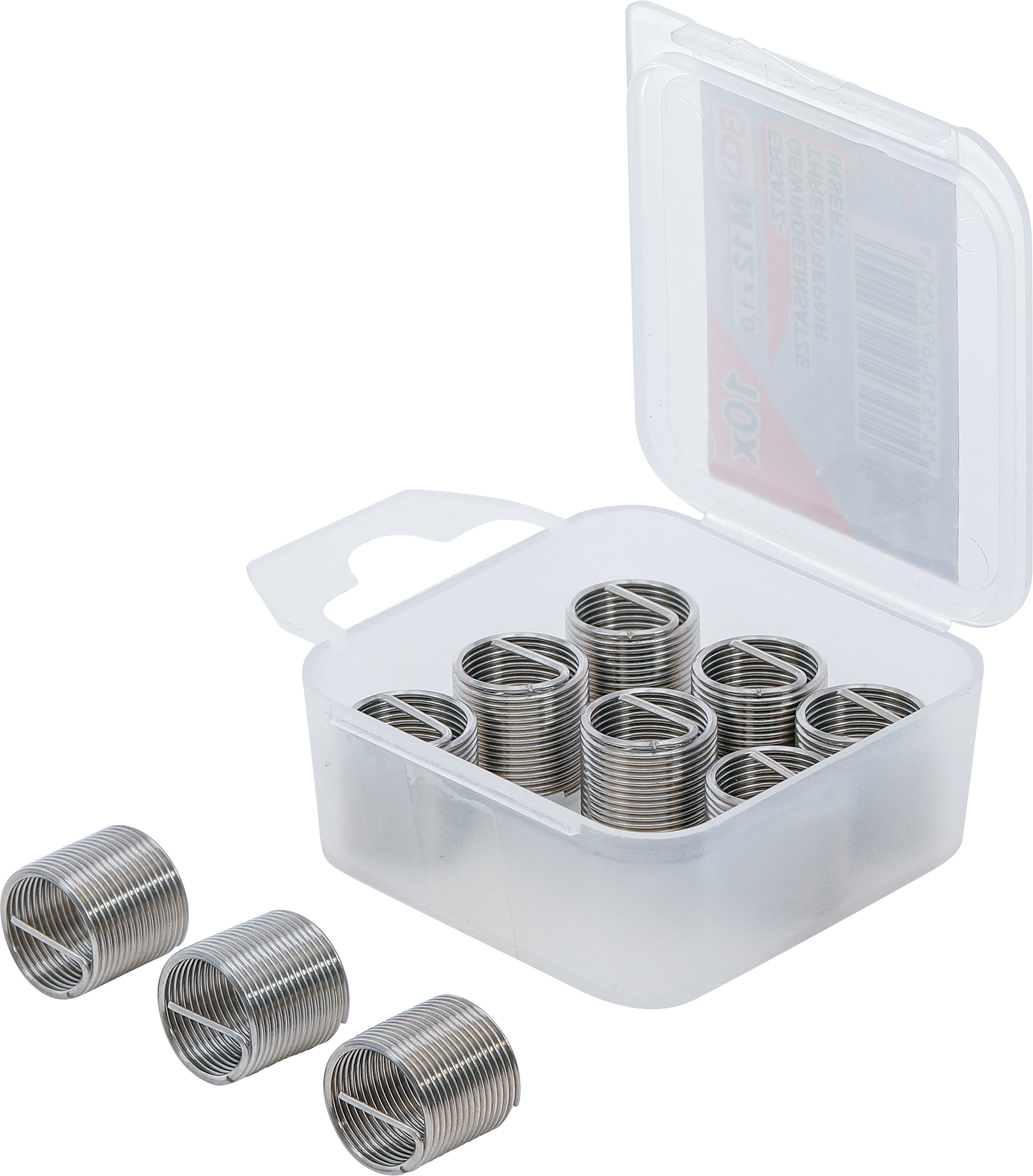 BGS Ersatz-Gewindeeinsätze | M12 x 1,0 mm | 10-tlg. BGS Ersatz-Gewindeeinsätze | M12 x 1,0 mm | 10-tlg.