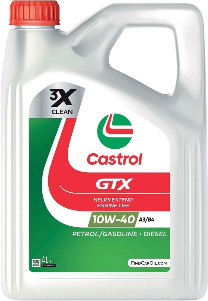 10W-40 Castrol GTX Ultraclean A/B Motoröl 4 Liter