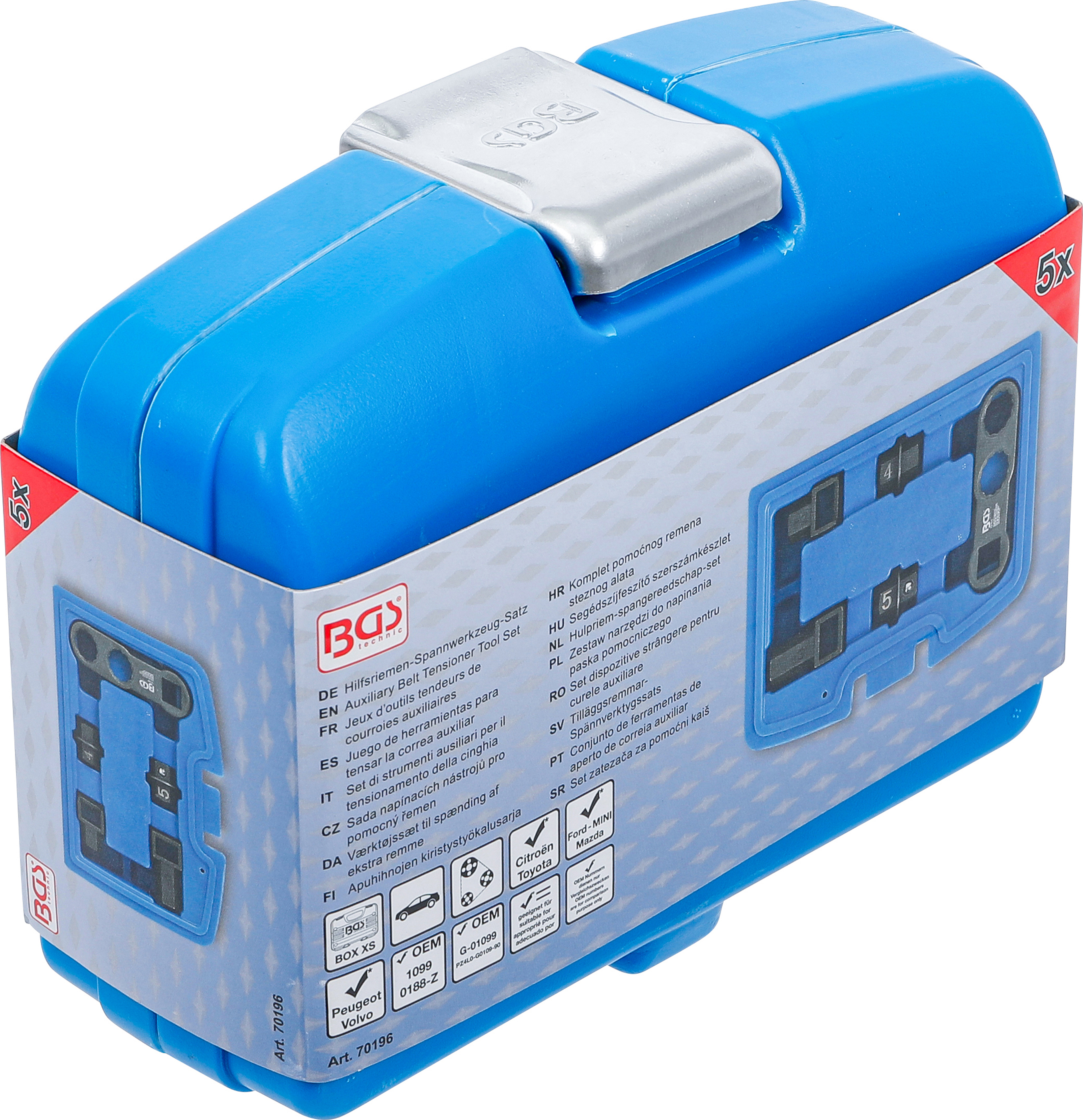 BGS Hilfsriemen-Spannwerkzeug-Satz | für Citroën, Ford, Mazda, MINI, Peugeot, Toyota, Volvo