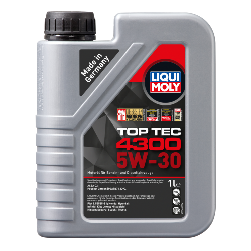 5W-30 Liqui Moly 3740 Top Tec 4300 Motoröl 1 Liter