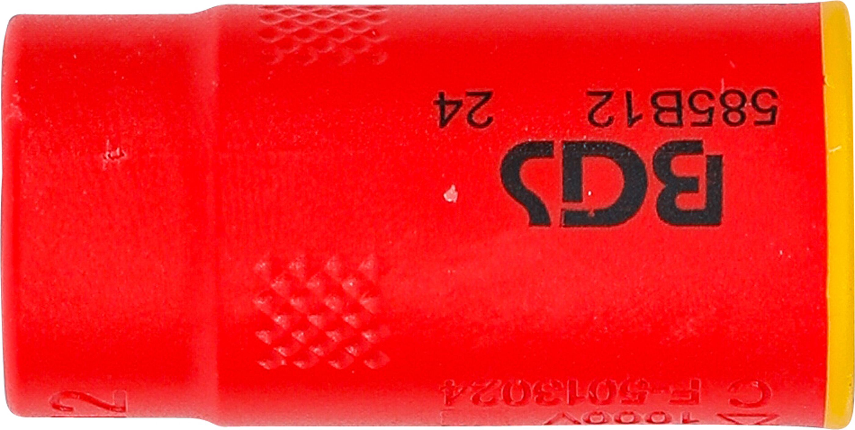 BGS VDE-Steckschlüssel-Einsatz Sechskant | Antrieb Innenvierkant 10 mm (3/8") | SW 12 mm