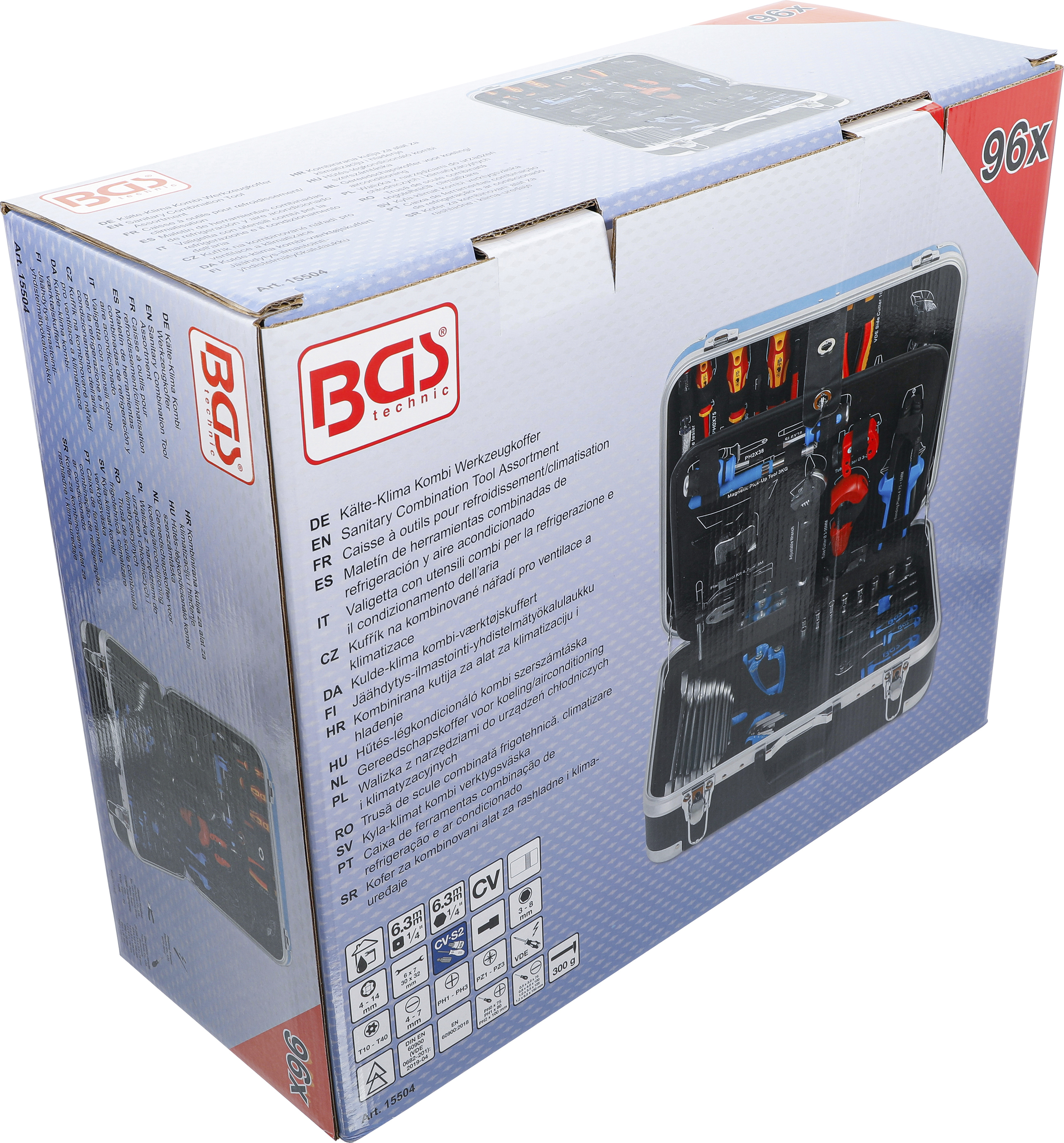 BGS Kälte-/Klima-Werkzeugkoffer | 86-tlg.