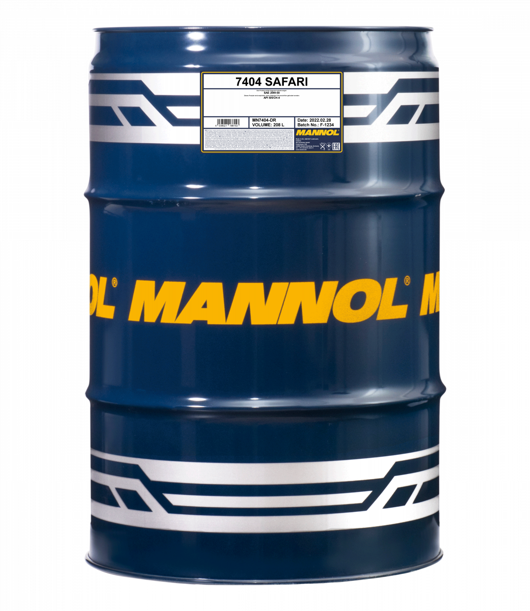 20W-50 Mannol 7404 Safari Motoröl 208 Liter