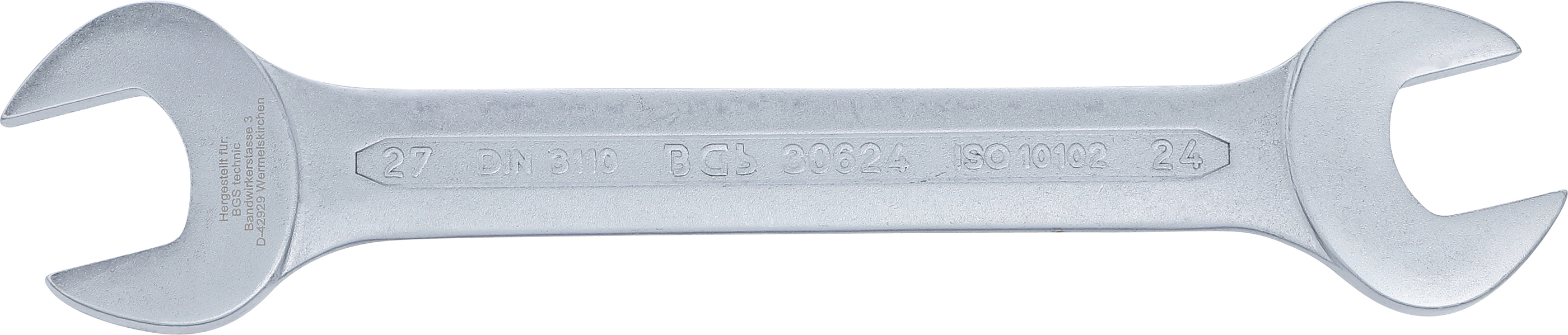 BGS Doppel-Maulschlüssel | SW 24 x 27 mm BGS Doppel-Maulschlüssel | SW 24 x 27 mm