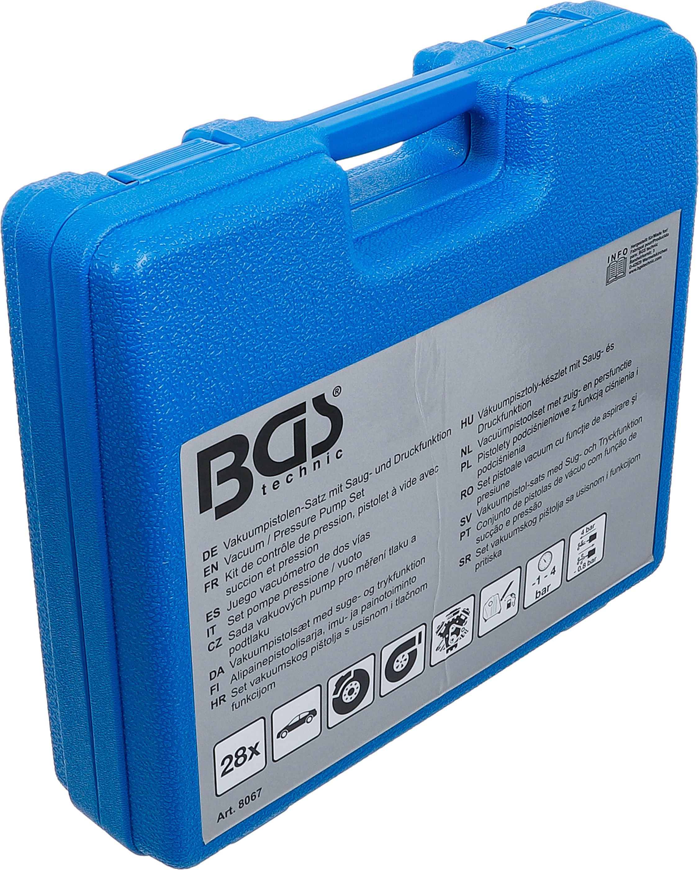 BGS Vakuumpistolen-Satz mit Saug- und Druckfunktion