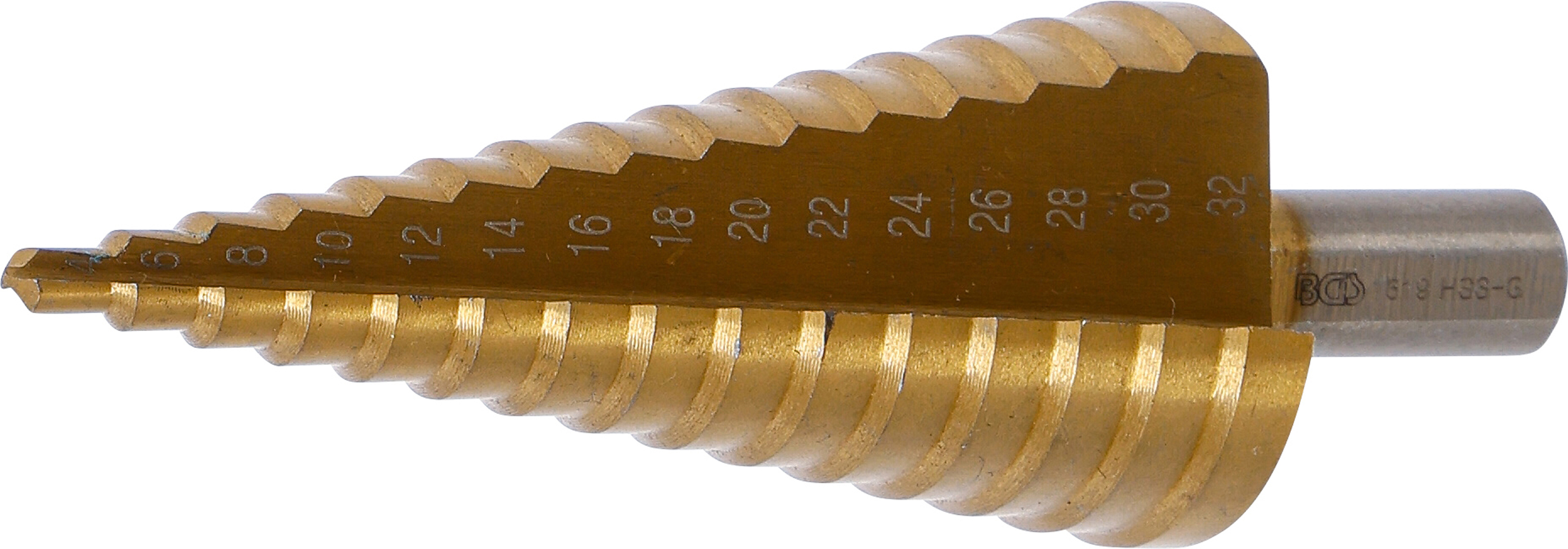 BGS Stufenbohrer | titannitriert | Ø 4 - 32 mm