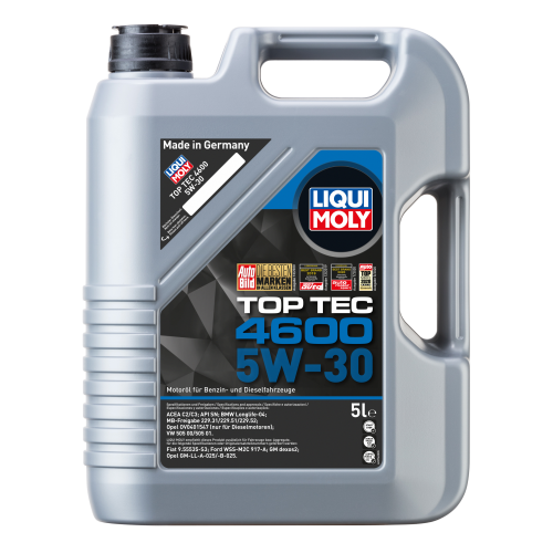 5W-30 Liqui Moly 3756 Top Tec 4600 Motoröl 5 Liter