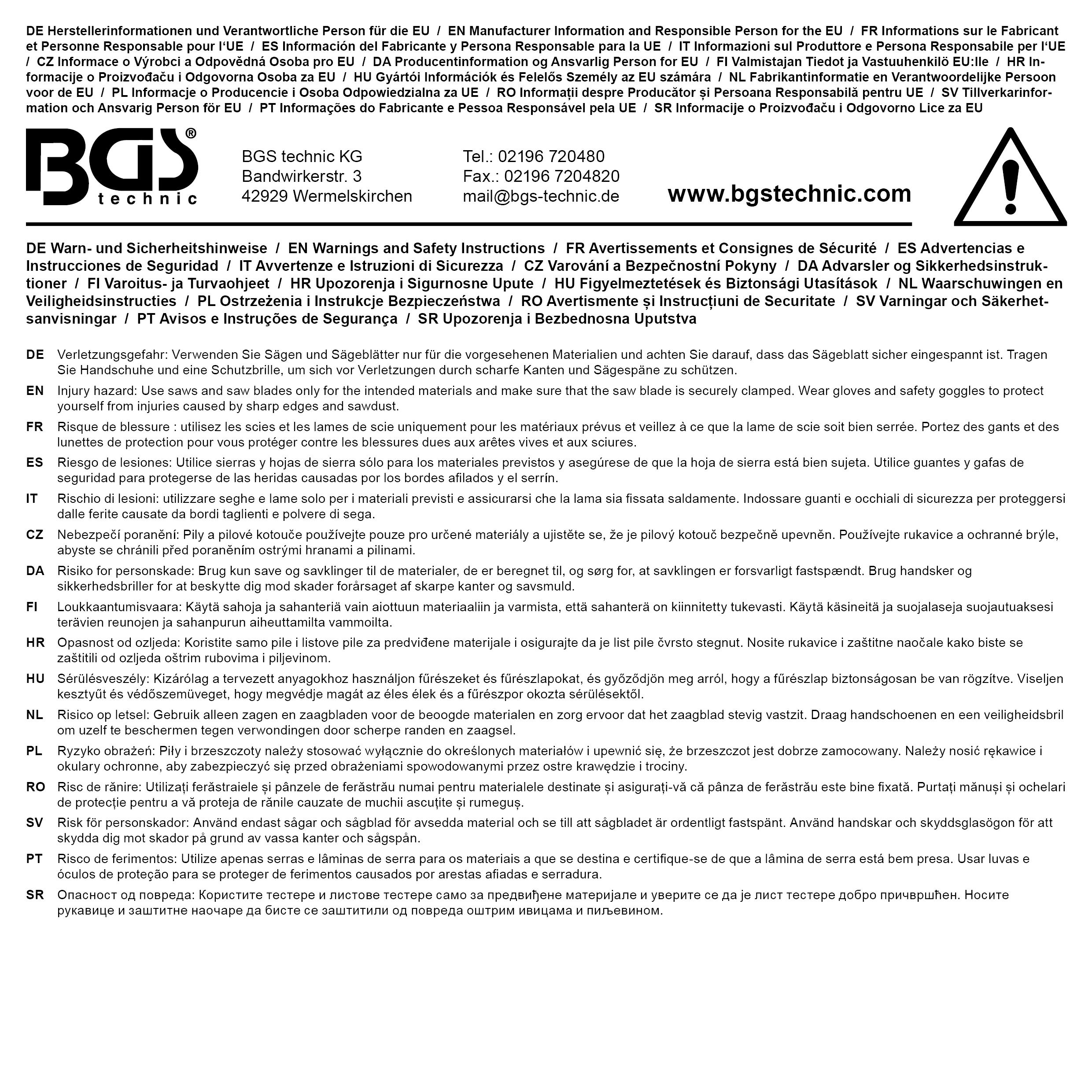 BGS Sägeblätter | 150 mm | 10-tlg.