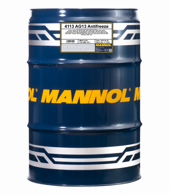 Mannol 4113 Kühlerfrostschutz Antifreeze AG13 Hightec Konzentrat 60 Liter