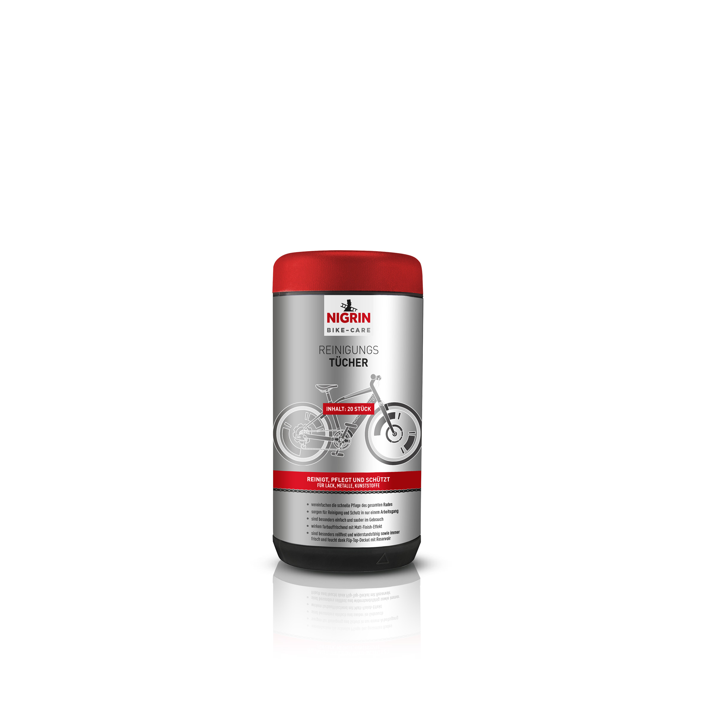 Nigrin Bike Care Reinigungstücher 20 Stk Box