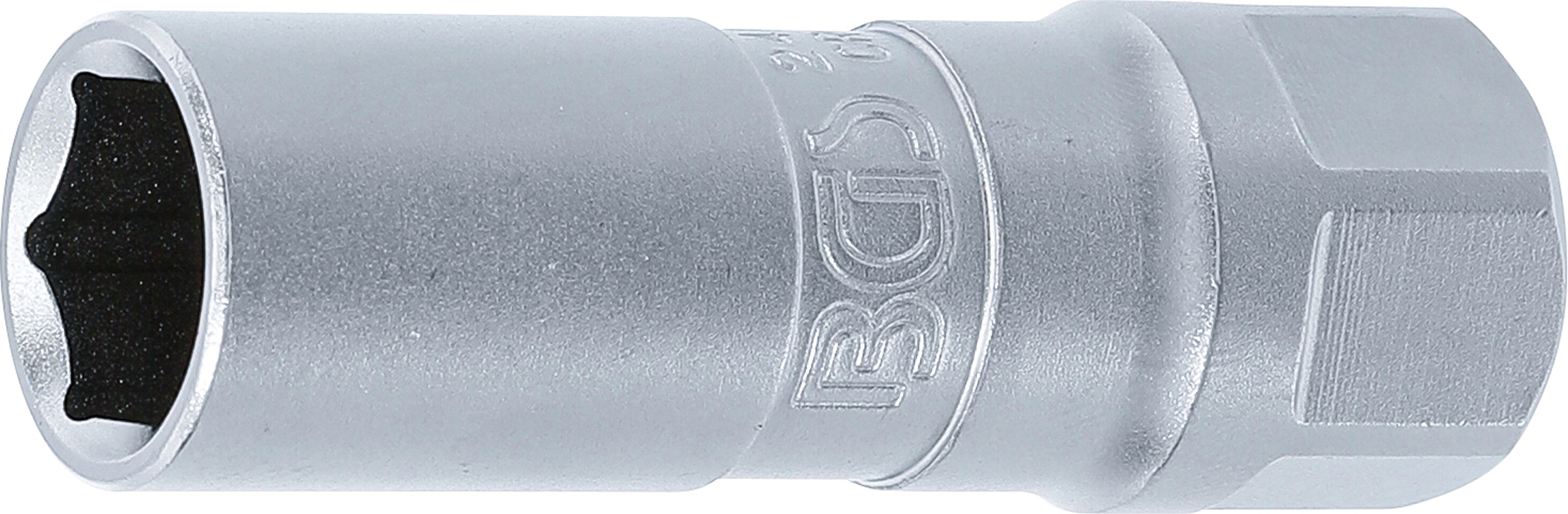 BGS Zündkerzen-Einsatz Sechskant | Antrieb Innenvierkant 12,5 mm (1/2") | SW 14 mm