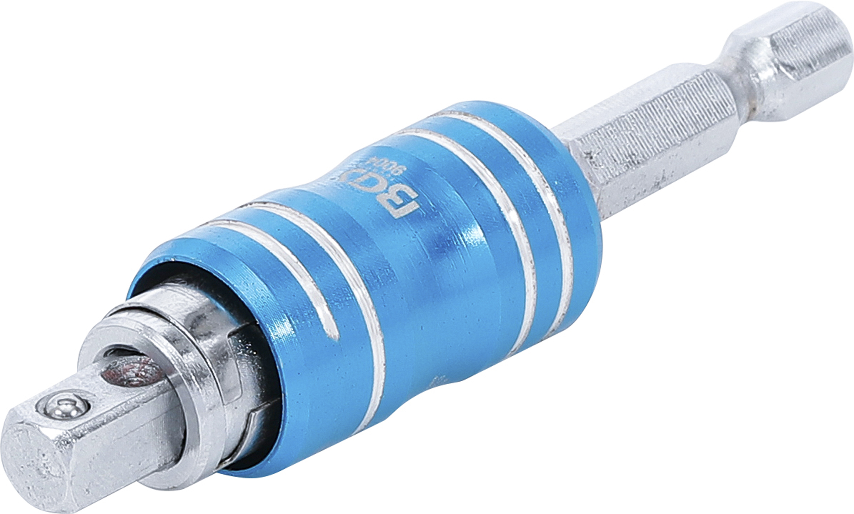 BGS Bit- und Steckschlüsselhalter | Abtrieb Außenvierkant, Innensechskant 6,3 mm (1/4") | 85 mm
