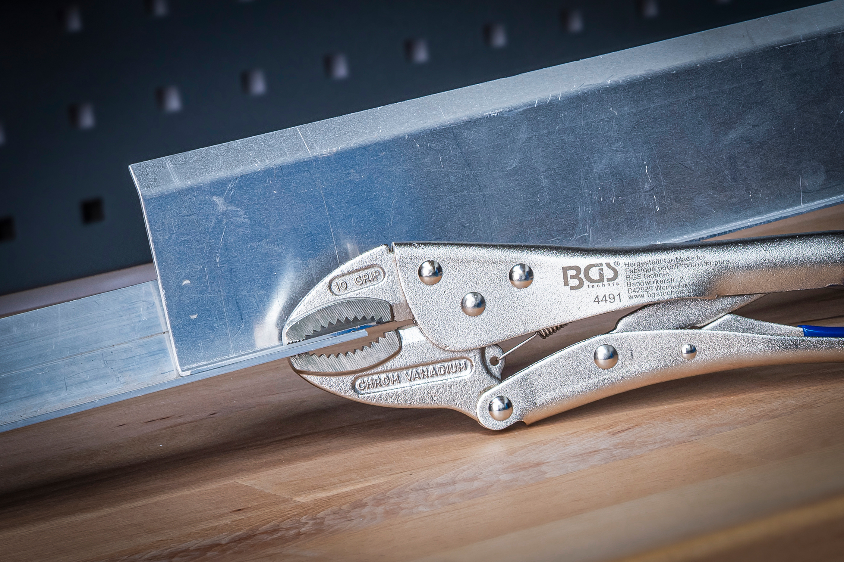 BGS Gripzange | mit Vinyl-Grip-Lösehebel | 250 mm