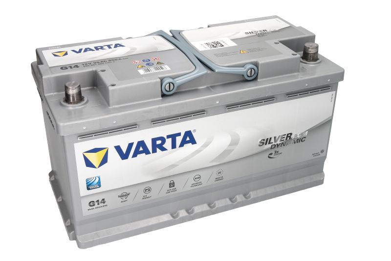Starterbatterie VARTA Silver Dynamic Start-Stop AGM G14 Autobatterie 12V 95Ah 850A