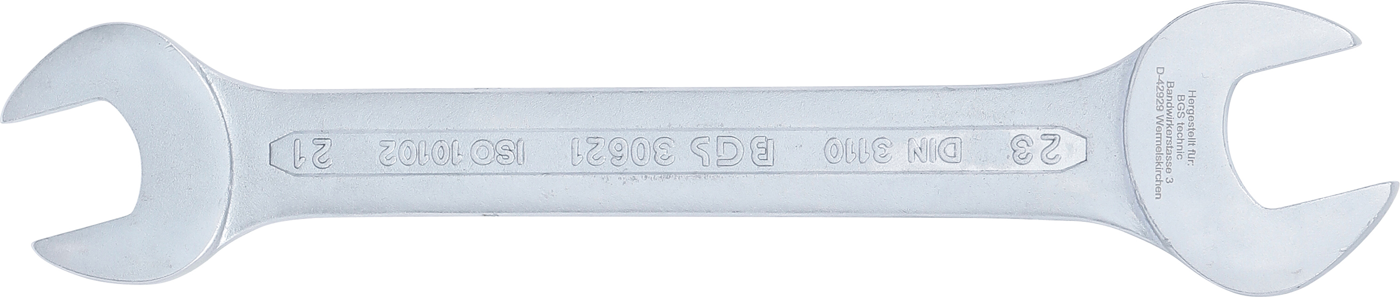 BGS Doppel-Maulschlüssel | SW 21 x 23 mm BGS Doppel-Maulschlüssel | SW 21 x 23 mm